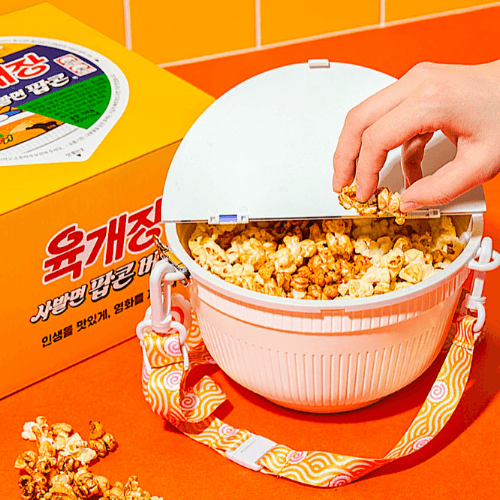 CGV Korea x Nongshim Yukgaejang Bowl Noodle Popcorn Bucket Korea Limited Edition 2