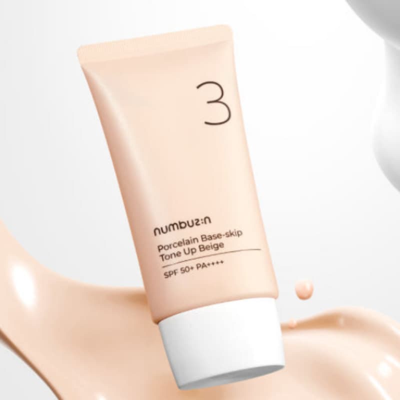 numbuz:n / Porcelain base-skip tone up beige 50ml