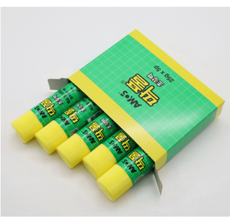 Amos Super Strong Glue Stick, 25g, Pack of 10 3