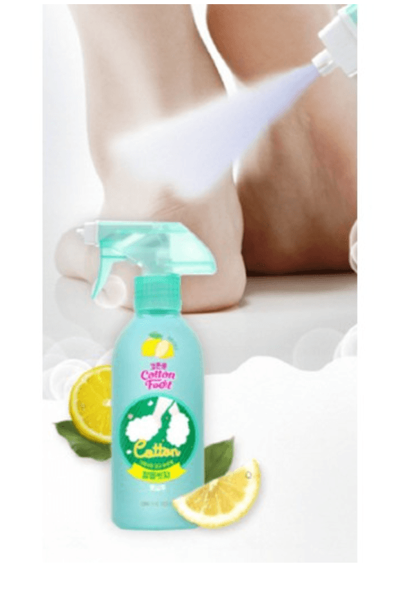 On The Body Cotton Foot Wash Shampoo – Lemon Mint Scent (385ml) – 1 Bottle 3