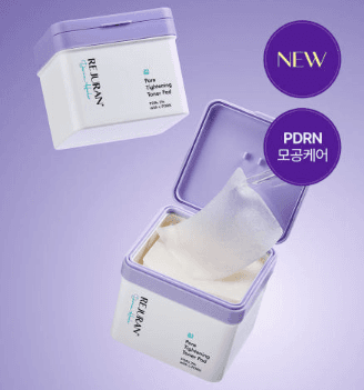 Rejuran Derma Healer Pore Tightening Toner Pads – 220mL 2