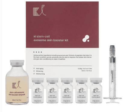 [1 Set] K.I. Plant Exosome Brightening Ampoule – Pore Care, Dark Spot, MTS &amp; PDRN Stem Cell Serum