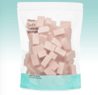 Fillimilli Soft Cut Makeup Sponges – 240 Pieces (80 pcs × 3 Packs)