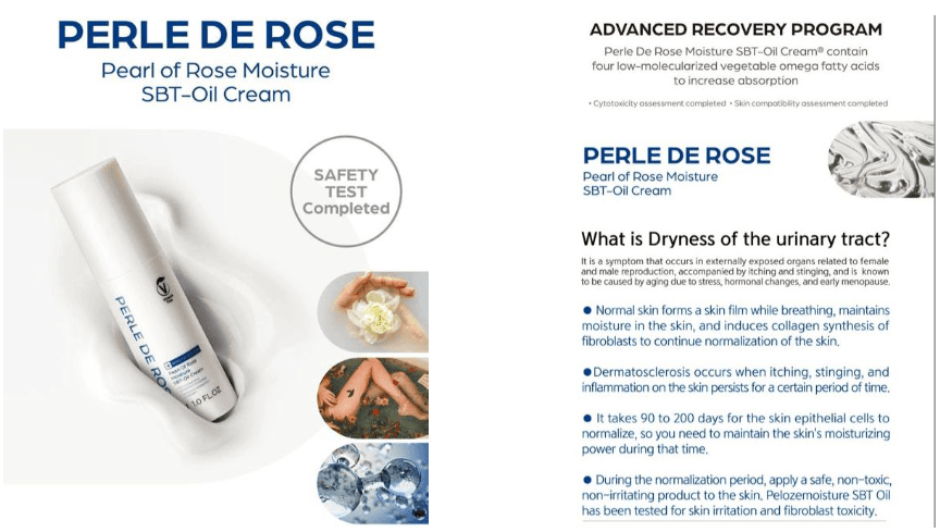 Perle De Rose women's genital cream does not contain estrogen compounds 2