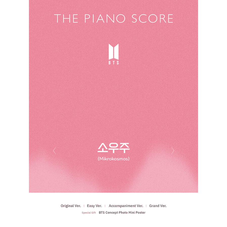 THE PIANO SCORE : BTS