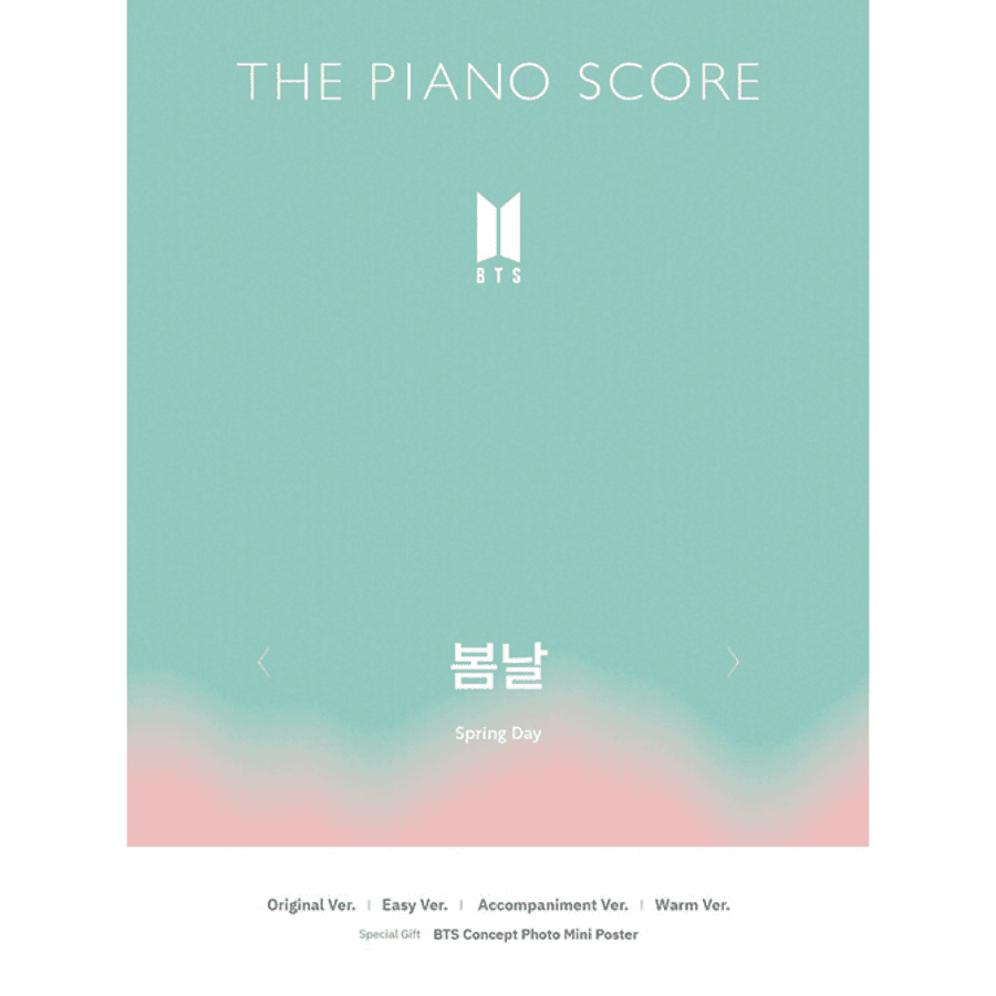 THE PIANO SCORE : BTS