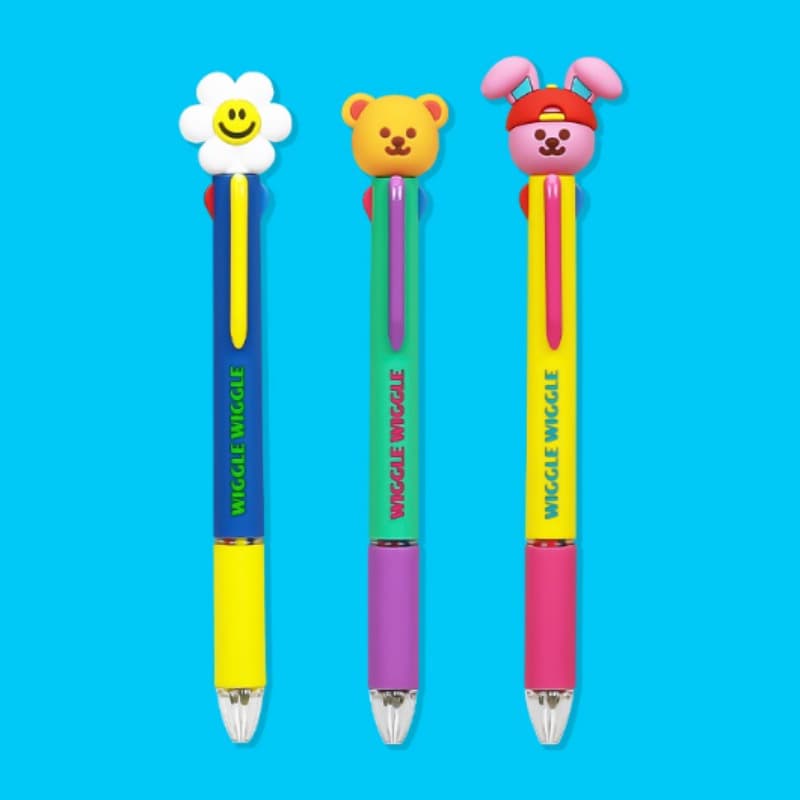 WIGGLE WIGGLE / FIGURE MULTI 4 COLOR BALL PEN