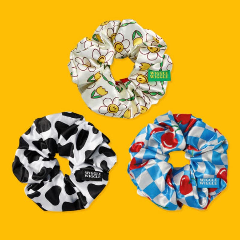 WIGGLE WIGGLE / BIG SIZE SCRUNCHIE 3colors