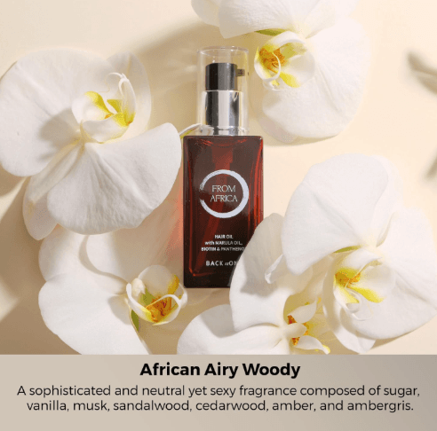 BACK AT ONE From Africa Hair Oil with Marula Oil, Biotin and Panthenol, 1.62 fl oz 6