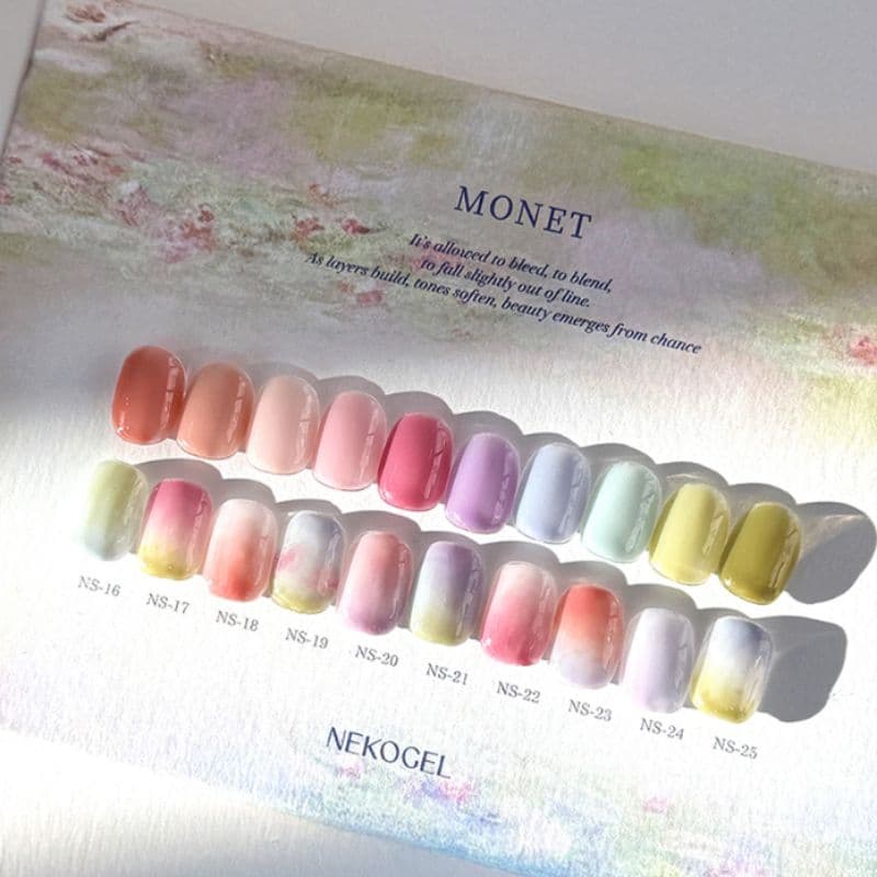 NEKO GEL / MONET Syrup gel 10 Set / Nail