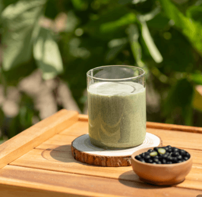 Instant Black Soy Milk Powder – Korean Seoritae Black Bean Powder, 99.3% Black Soybeans, 500g 2