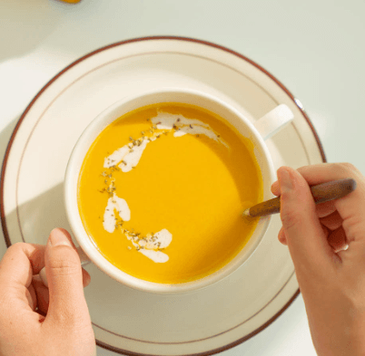 Sweet Pumpkin &amp; Bean Cream Soup Powder – 100% Plant-Based Vegan Soup, 500g 3