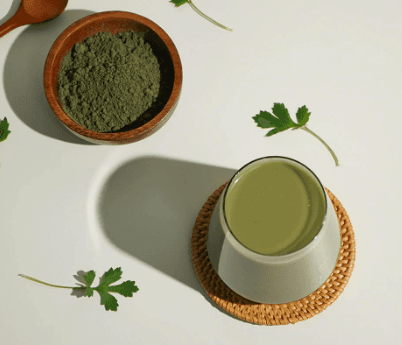 Mugwort Soy Latte Powder – Korean Young Mugwort Soy Drink Mix, 500g 2
