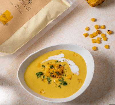 Corn &amp; Bean Cream Soup Powder – 100% Plant-Based Vegan Corn Soup, 500g 2