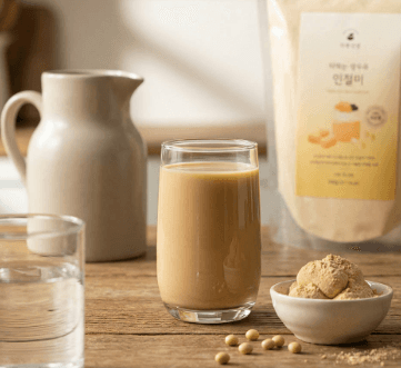 Injeolmi Soy Latte Powder – Korean Soybean Powder Plant-Based Protein Drink, 500g 3