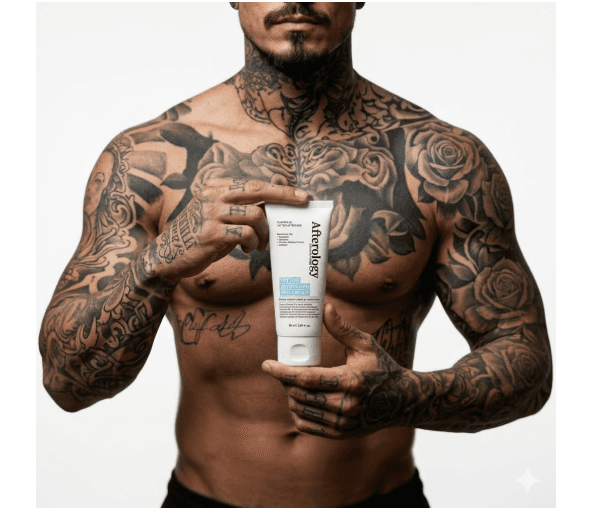 Afterology Tattoo Aftercare Lotion - Unscented Moisturizing Balm for Inked Skin - Color-Enhancing Care with Clean - Vegan Ingredients - Gentle Daily Tattoo Maintenance, 3.04 fl oz (Pack of 1) 4