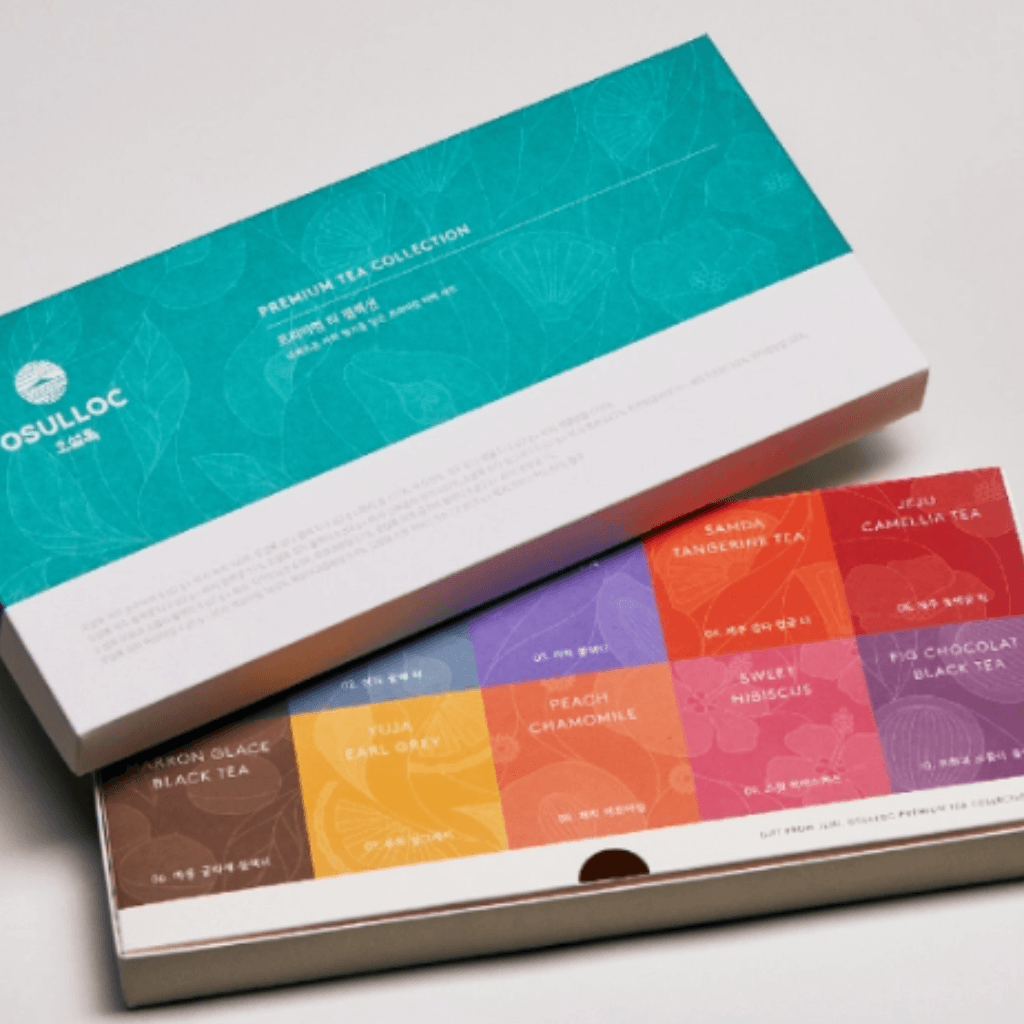 OSULLOC Premium Tea Collection 10 Flavors Tea Set Contents