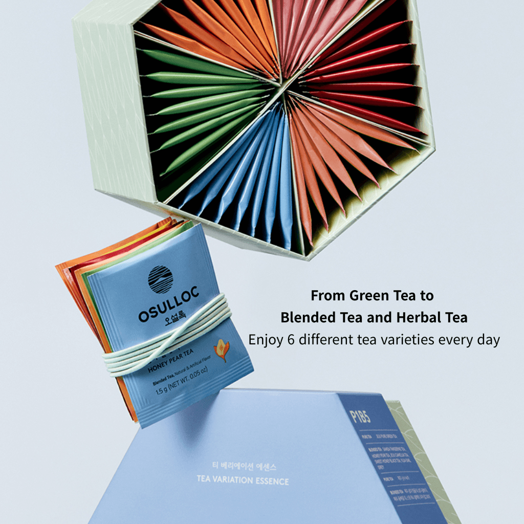 OSULLOC Tea Variation Essence Hexagonal Tea Gift Package