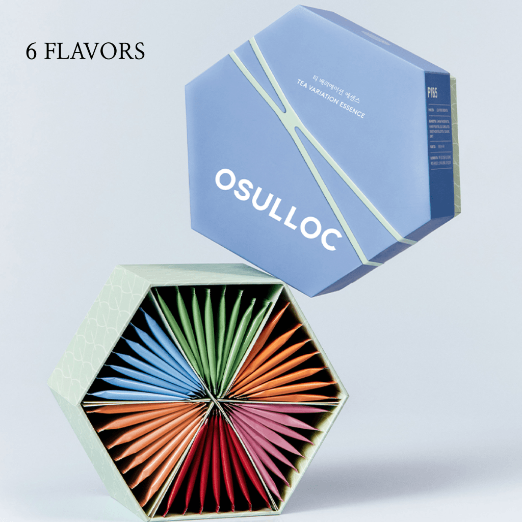 OSULLOC Tea Variation Essence Gift Set 6 Flavors 42 Tea Bags