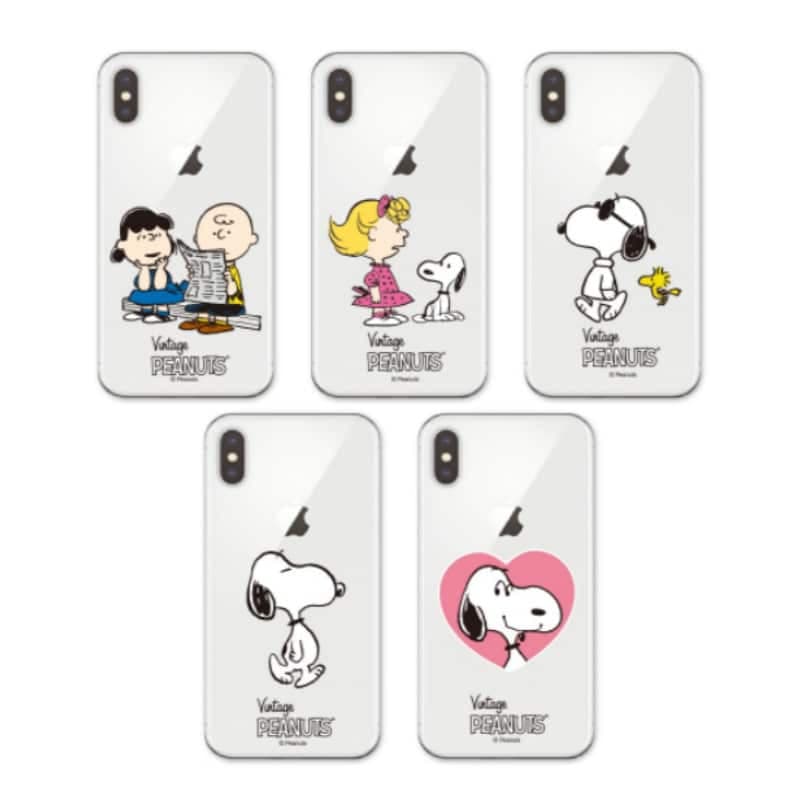 PEANUTS/ Together Transparent Jelly iPhone Case
