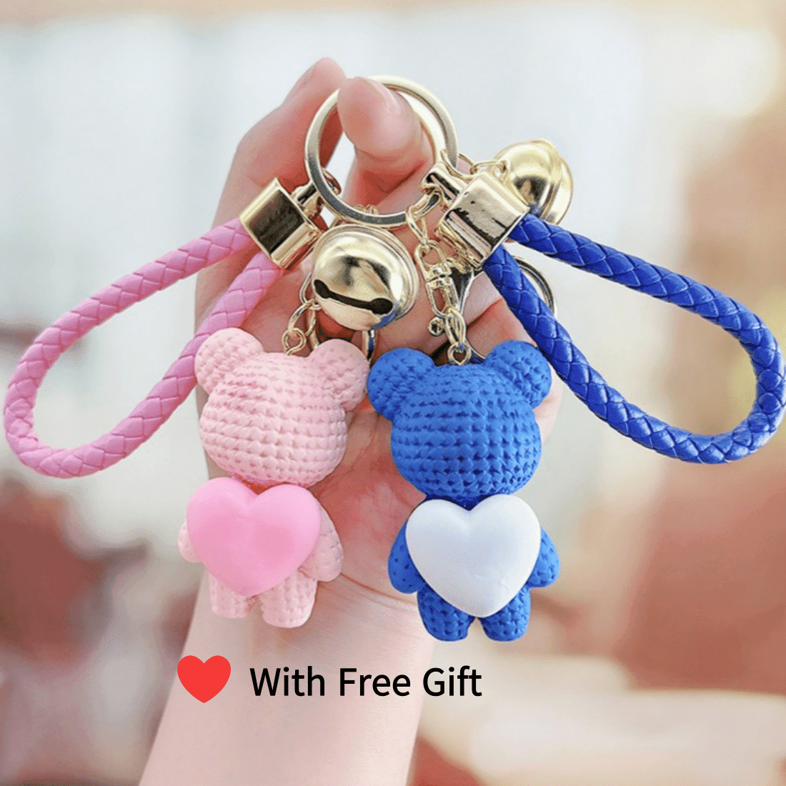Lovely Runner Bear Keyring Byeon Woo Seok Kim Hye Yoon